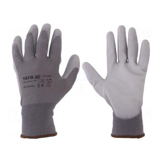 Protective gloves | Size: 10 | grey-black