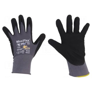 Protective gloves | Size: 10 | grey-black | MaxiFlex® Ultimate™