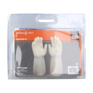 Protective gloves | Size: 10 | 1.5kVDC | latex | insulated