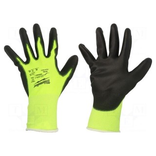 Protective gloves | Size: 10,XL | Resistance to: cutting | warning