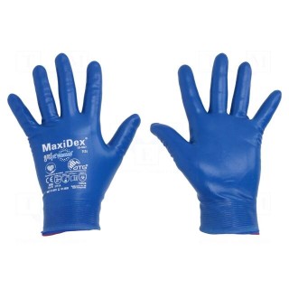 Protective gloves | Size: 7 | blue | MaxiDex®
