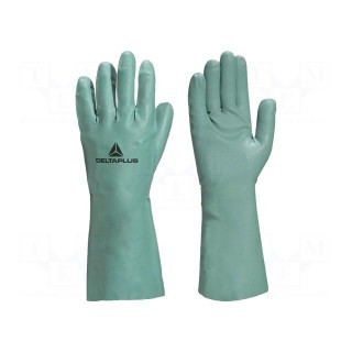 Protective gloves | Size: 10 | green | cotton,nitryl | NITREX VE802