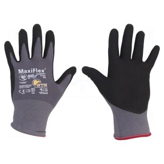 Protective gloves | Size: 7 | grey-black | MaxiFlex® Ultimate™