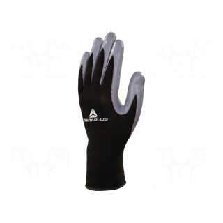 Protective gloves | Size: 9 | grey-black | nitryl,polyester | VE712GR