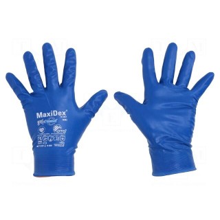 Protective gloves | Size: 8 | blue | MaxiDex®