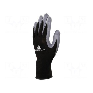 Protective gloves | Size: 11 | grey-black | nitryl,polyester