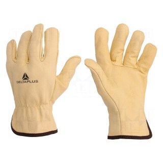 Protective gloves | Size: 8 | natural leather | FB149