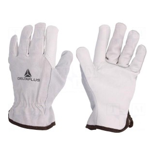 Protective gloves | Size: 8 | natural leather | FCN29