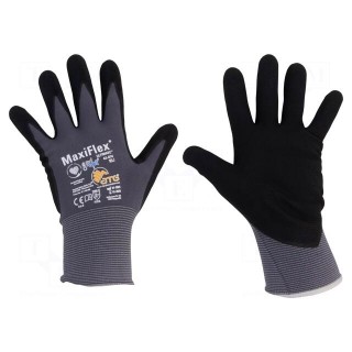 Protective gloves | Size: 9 | grey-black | MaxiFlex® Ultimate™