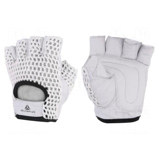 Protective gloves | Size: 9 | natural leather | 50MAC
