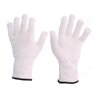 Protective gloves | Size: 9 | polyamide,fabric | PM159