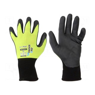 Protective gloves | Size: 9,L | green (light) | nitryl | U-Feel