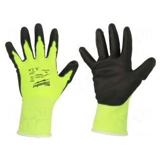 Protective gloves | Size: 9,L | Resistance to: cutting | warning