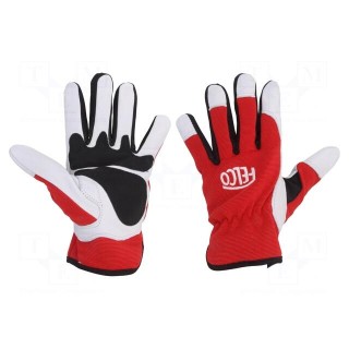 Protective gloves | Size: M | leather,spandex
