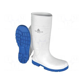 Boots | Size: 41 | white-blue | PVC | bad weather,slip,temperature