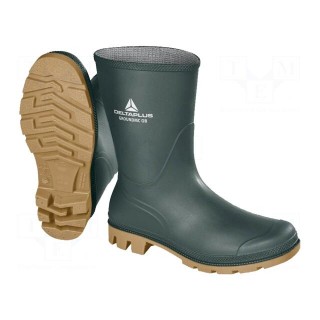 Boots | Size: 45 | green | PVC | bad weather,slip | medium height