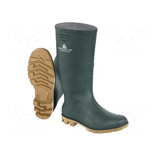Boots | Size: 44 | green | PVC | bad weather,slip | high