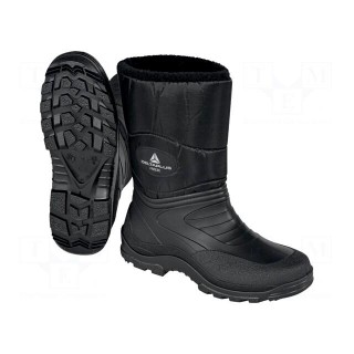 Boots | Size: 45 | black | PVC | bad weather,temperature | furlined