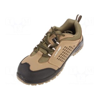 Shoes | Size: 43 | beige-black | leather | with metal toecap
