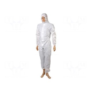 Protective coverall | Size: XL | Protection class: 1 | white