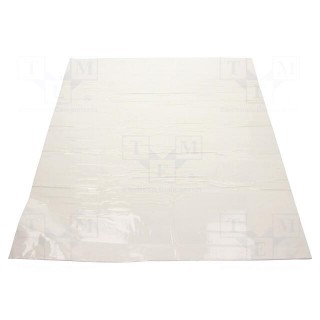 Layer pad | Width: 0.6m | L: 0.76m | white | Clean-Step | Thk: 6.5mm
