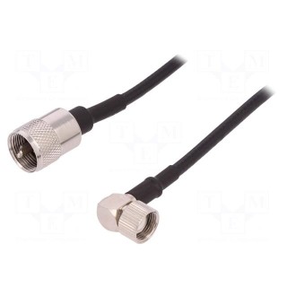 Cable with a plug | 6m | LC27,UHF