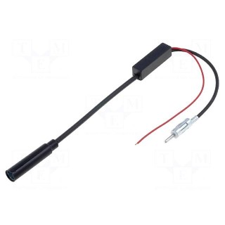 Antenna amplifier | DIN socket,DIN plug | 12VDC