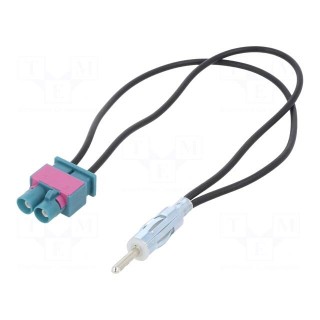 Antenna adapter | DIN plug,Fakra plug x2