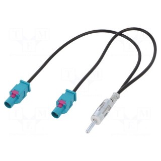 Antenna adapter | DIN plug,Fakra socket x2