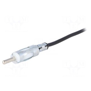 Plug | antenna | DIN,male | straight,with lead | 0.3m