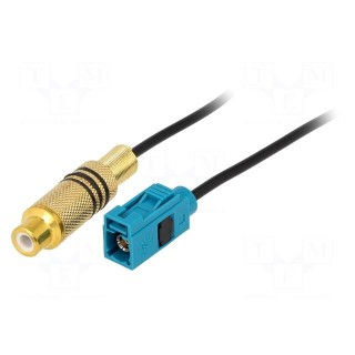 Video adapter | Fakra socket,RCA socket | 0.25m | Ford,Mercedes
