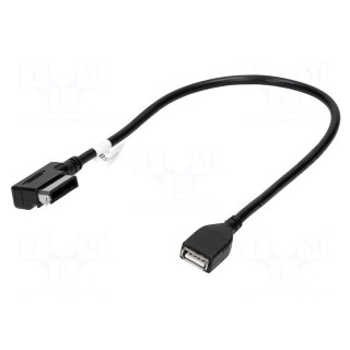 Aux adapter | USB A socket,MMI 3G plug | Audi,Seat,Škoda,VW