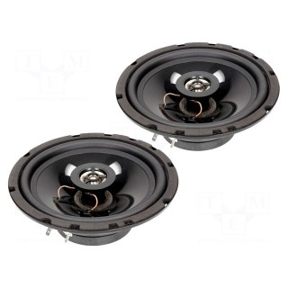 Car loudspeakers | two-way | 165mm | 120W | 65÷20000Hz | 4Ω | 90dB | 2pcs.