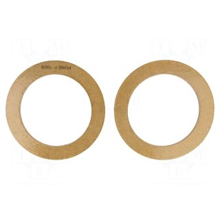 Spacer ring | MDF | 100mm | impregnated,varnished | 2pcs.