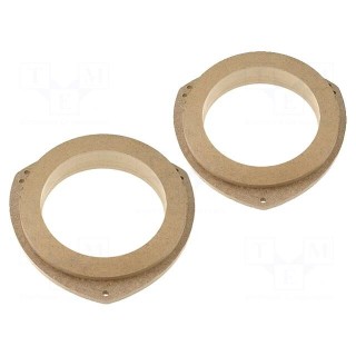 Spacer ring | MDF | 130mm | Opel | impregnated,varnished | 2pcs.