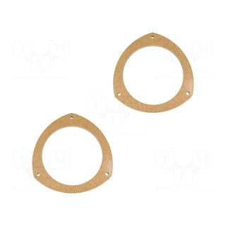 Spacer ring | MDF | 130mm | Opel | impregnated,varnished