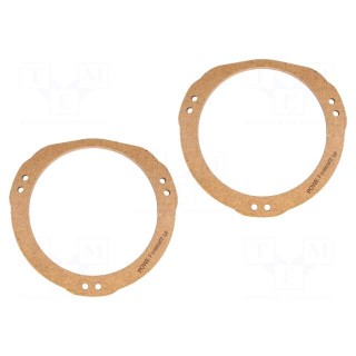 Spacer ring | MDF | 130mm | Subaru | impregnated,varnished | 2pcs.