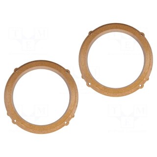 Spacer ring | MDF | 165mm | Kia | impregnated,varnished | 2pcs.