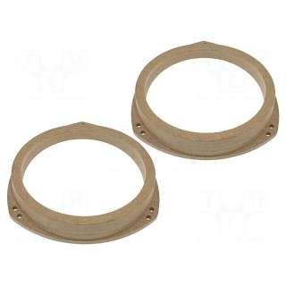 Spacer ring | MDF | 165mm | Nissan,Opel,Renault | 2pcs.