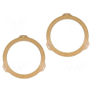 Spacer ring | MDF | 165mm | Opel | impregnated,varnished | 2pcs.