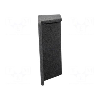 Car loudspeaker enclosure | MDF | black melange | textil | 250mm | VW