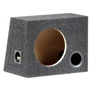 Car loudspeaker enclosure | MDF | black melange | textil | 25l | 250mm