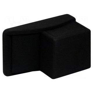Car loudspeaker enclosure | MDF | black | textil | 250mm | Audi | 15l