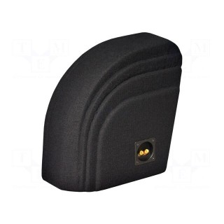 Car loudspeaker enclosure | MDF | black | textil | 15l | 250mm | 272mm