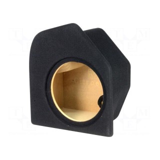 Car loudspeaker enclosure | MDF | black | textil | 250mm | Citroën | 15l