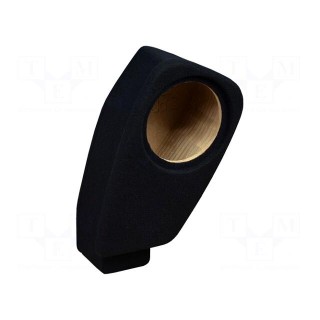 Car loudspeaker enclosure | MDF | black | textil | 8l | 200mm | 217mm