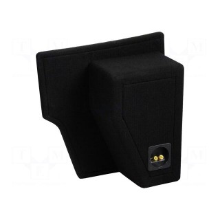 Car loudspeaker enclosure | MDF | black | textil | 8l | 200mm | 217mm | VW
