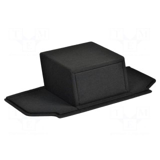 Car loudspeaker enclosure | MDF | black | textil | 250mm | Ford | 15l
