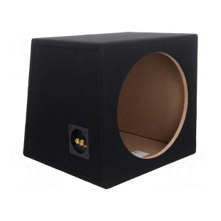 Car loudspeaker enclosure | MDF | black | textil | 30l | 300mm
