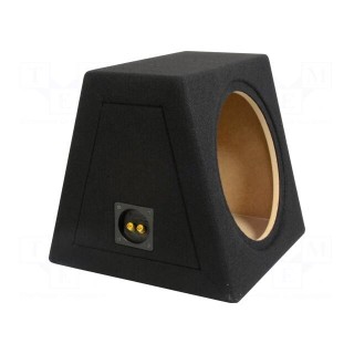 Car loudspeaker enclosure | MDF | black | textil | 30l | 300mm